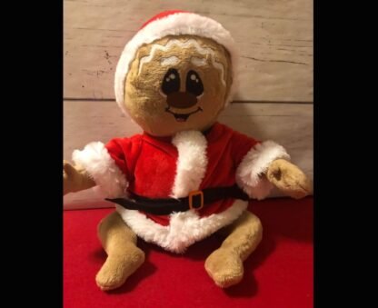3D Gingerbread Man Doll - Machine Embroidery Pattern