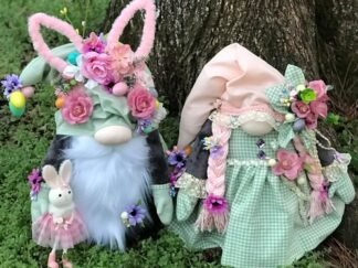 Sven and Ingrid Easter Bunny Gnome Couple