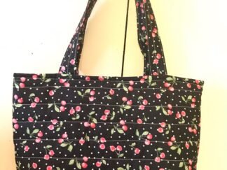 Whimsy Black Cherry Tote Bag