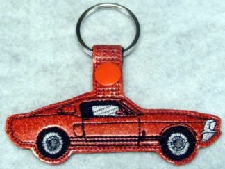 Ford Mustang Key Fob - Machine Embroidery Pattern