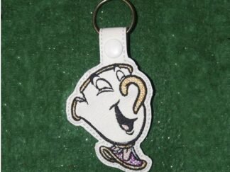 Chip Key Fob - Machine Embroidery Pattern